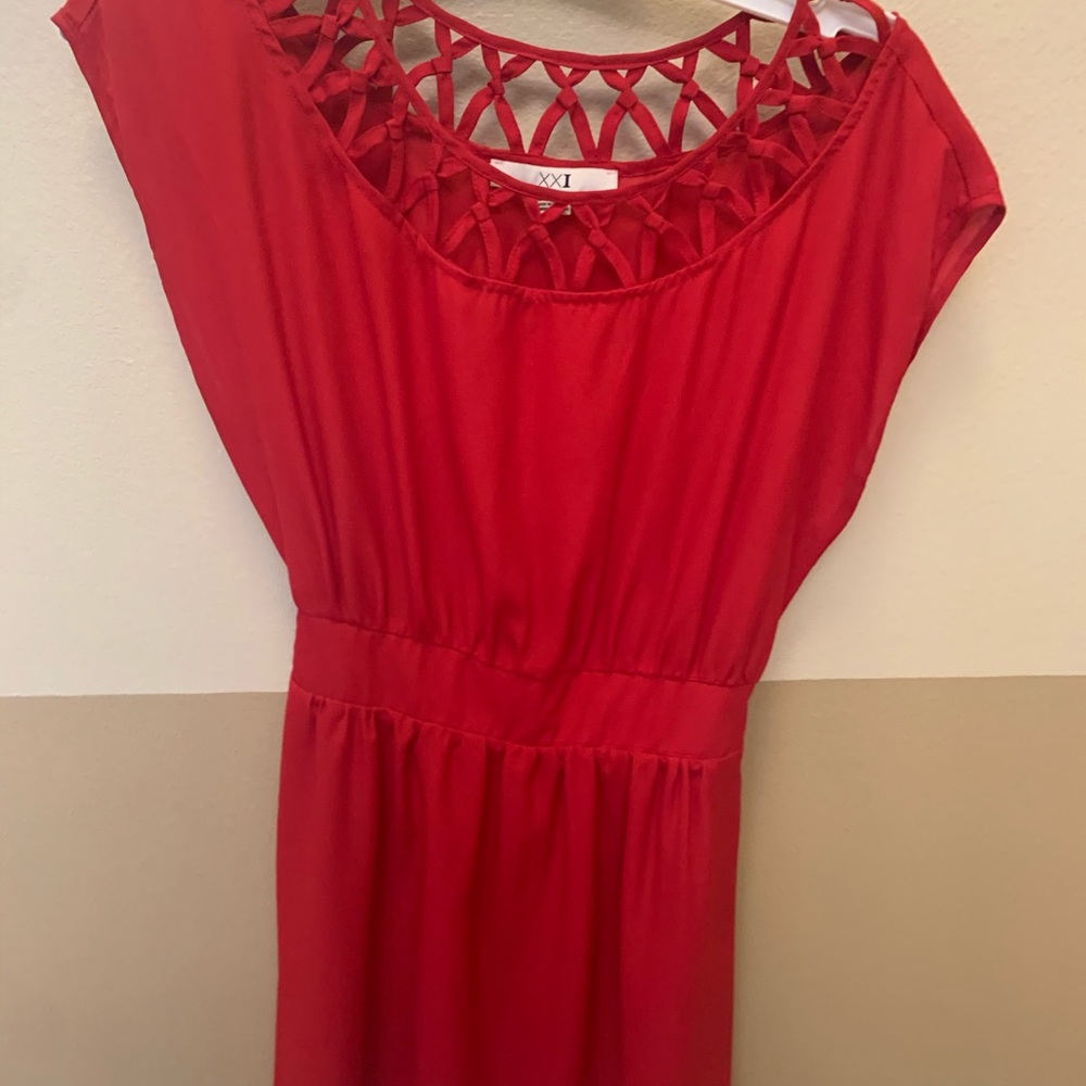 Red dress